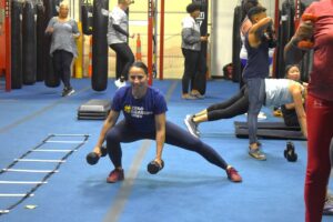 Sharice Davids Instagram - Today’s workout at EverFit in Shawnee was a blast, especially as so many Kansans have made living healthy a New Year’s resolution. I’m right there with them!

Kansas small businesses, including locally owned gyms, are at the heart of our community. I’ll continue standing up for them through my role on the U.S. House Small Business Committee, so they can support our economy, their families, and their employees.