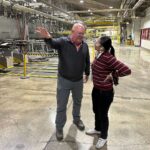 Sharice Davids Instagram - You all know I love highlighting some of the great manufacturing facilities we have here in #KS03. This week, I got to visit Cardinal Glass Industries in Spring Hill. They produce glass used for residential windows and doors. Investing in domestic manufacturing boosts our local economy and lowers costs!