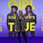 Sharon Battiste Instagram – P R O U D 💜 GIRL YOU KNOW ITS TRUE 💜
#millivanilli #premie #cinema #proud