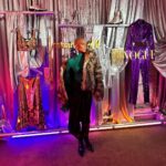 Sharon Battiste Instagram - About Last Night … 🔮 @rabanne x @hm Anzeige #rabanneHM #kunstpelzmantel