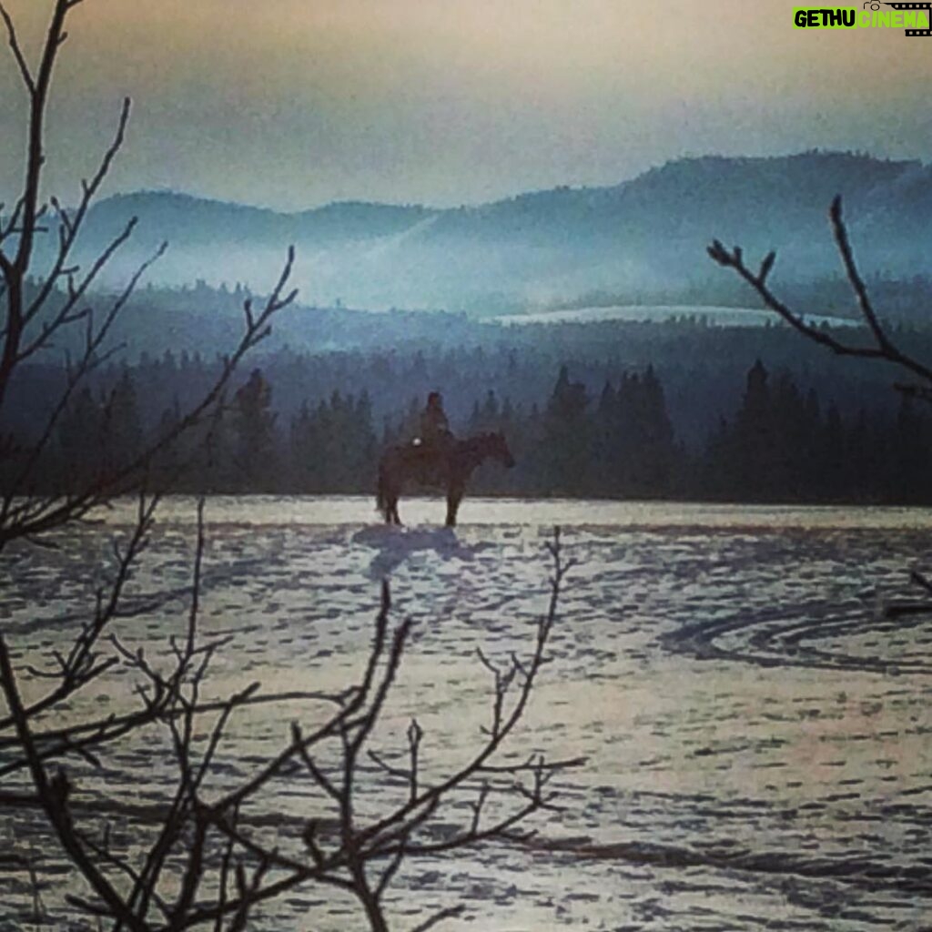 Shaun Johnston Instagram - Lonely Cowboy. Heartland wrangler Bo Sherman protecting the range. Sj #sjpics #hlinprod