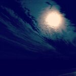Shaun Johnston Instagram – A big ol’ full moon trying to hide in the clouds at 4:30 in the morning. Sj