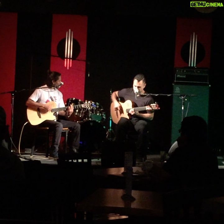 Shaun Johnston Instagram - Out for visit with my son last night and stumbled upon these guys at Mikey's in Calgary. Los Morenos. Holeeee! Sj