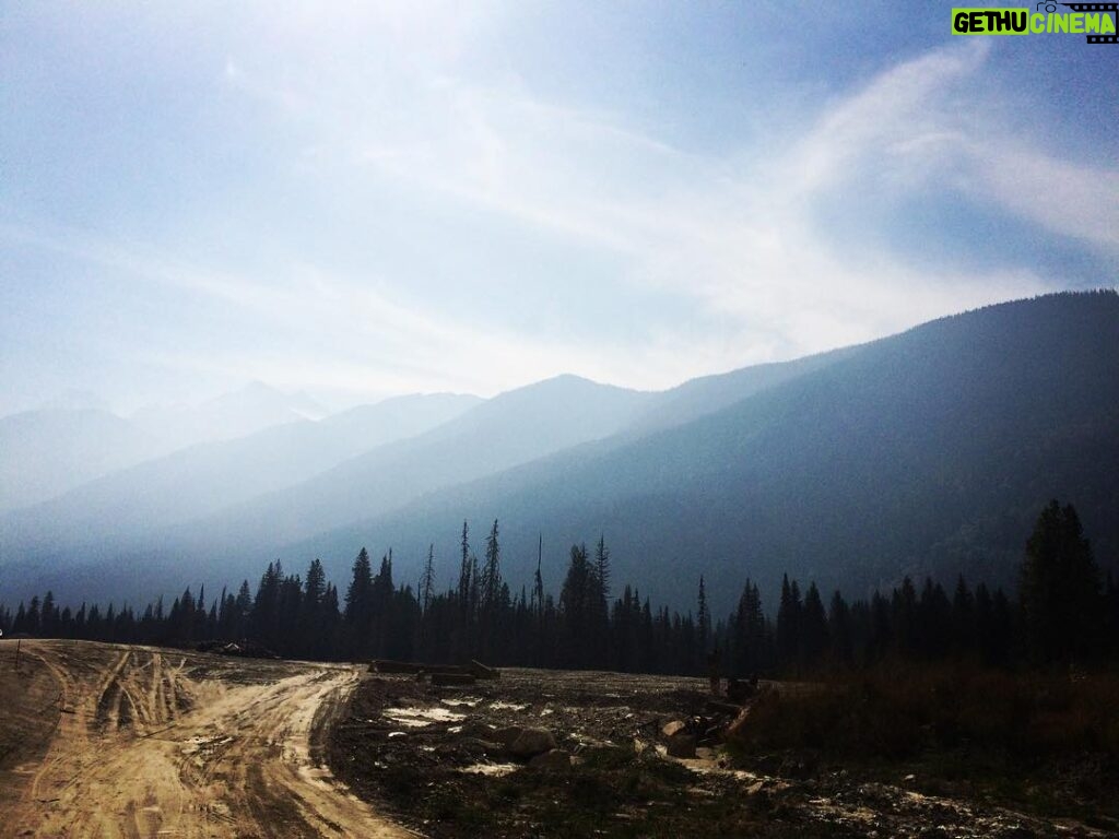 Shaun Johnston Instagram - The mighty Rocky Mountains are turning into the smokey mountains with all the wildfires in BC. Here's to those of concern. Sj