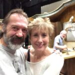 Shaun Johnston Instagram - My stage wife in 'Annapurna', Coralie Cairns. She's sweller than swell. And in the back is our design guru, Daniel van Heyst. Sj