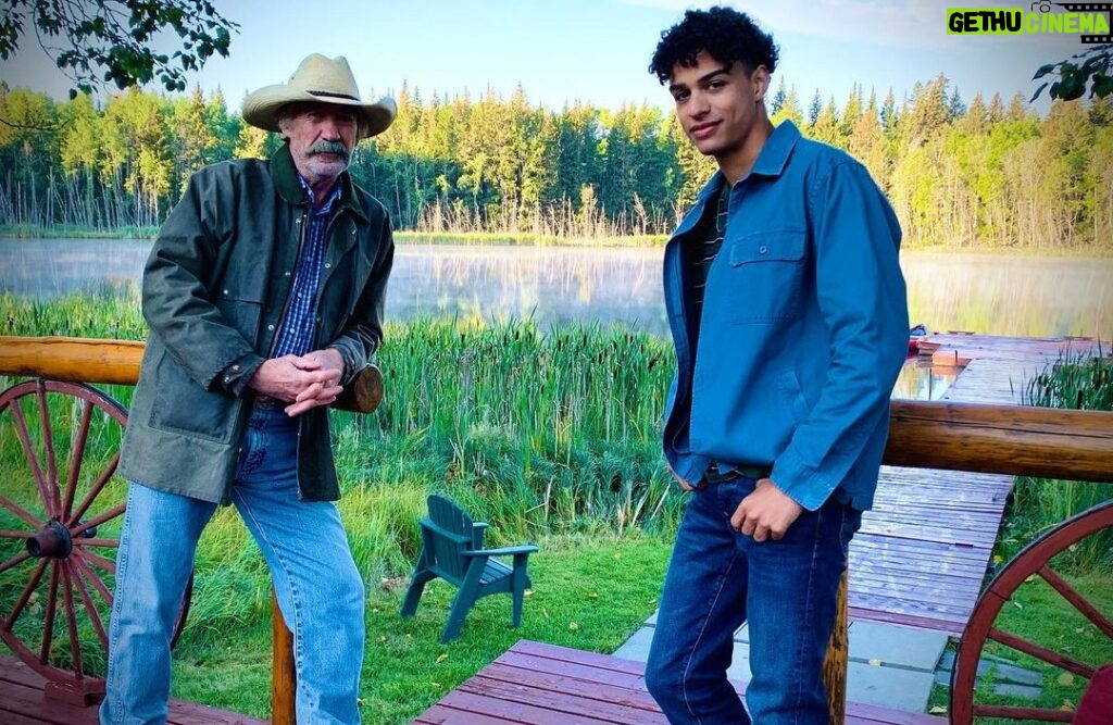 Shaun Johnston Instagram - I guess I have to settle for ‘Old ‘n’ Wise’ cuz Drew has dibs on ‘Young ‘n’ Handsome’. Sj @thatdrewdavis #hlinprod @official_heartlandoncbc