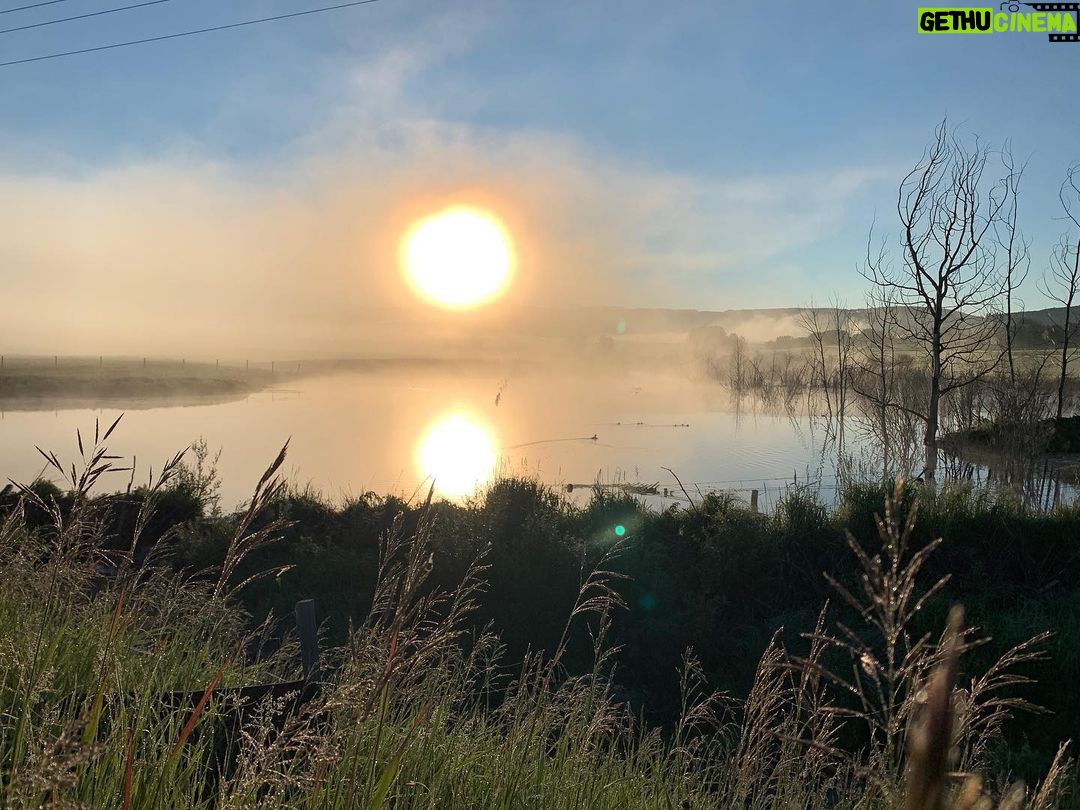 Shaun Johnston Instagram - Just on my way to work. I’d call that a beautiful start to a day. Sj
