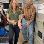 Shaun Johnston Instagram - It’s Disco Friday in the Hair and Makeup Trailer. Throw in a dance lesson with Michelle Nolden and it turns into magic! Sj @official_heartlandoncbc #hlinprod