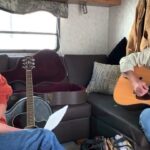 Shaun Johnston Instagram - Trailer Session!!! Figuring out ‘Teach Your Children’. And Ha. Got it! Sj