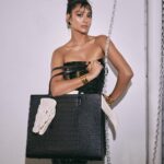 Shay Mitchell Instagram – The croc is fake, but the fact that we just dropped a new collection of your favorite work totes? 100% real.
