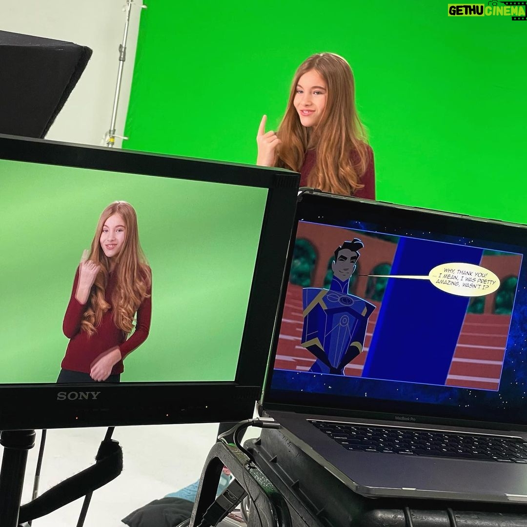 Shaylee Mansfield Instagram - What a cosmic experience channeling each Eternals character AND working with a Deaf director @douglasridloff for the first time ever. All made possible by @marvelstudios @disney and @respecttheability . The short episodes of The Untold Tales of Eternals in ASL are now on YouTube. As soon I was done, the first thing I did was to wipe off all the makeup!!!!!! 🤢 #marvelstudios #eternals #americansignlanguage #childactress Atlanta, Georgia