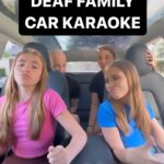 Shaylee Mansfield Instagram – An impromptu car karaoke with my Deaf parents and hearing sister. Now, y’all can throw out the assumption that Deaf people can’t sing! They certainly can with their hands and soul. It also helps that we have “Caraoke” in our car to easily follow the lyrics on the screen. The words will turn blue when it’s time to sing (sign in our case) along.  And you’ll see that not all of us sign the exact same way (but has similar meaning), that’s the beauty of sign language.

We don’t own the rights to this music.