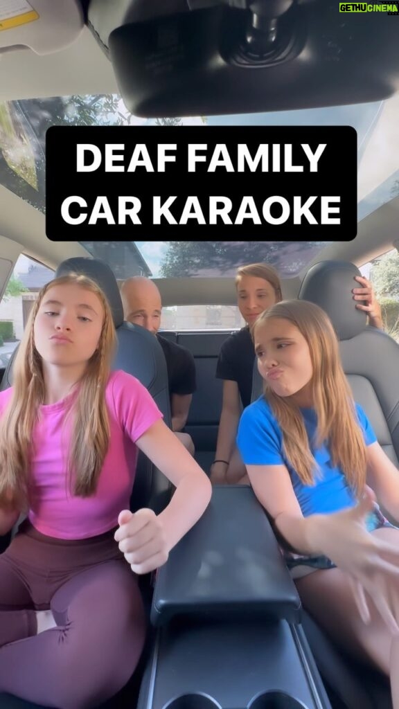 Shaylee Mansfield Instagram - An impromptu car karaoke with my Deaf parents and hearing sister. Now, y’all can throw out the assumption that Deaf people can’t sing! They certainly can with their hands and soul. It also helps that we have “Caraoke” in our car to easily follow the lyrics on the screen. The words will turn blue when it’s time to sing (sign in our case) along. And you’ll see that not all of us sign the exact same way (but has similar meaning), that’s the beauty of sign language. We don’t own the rights to this music.