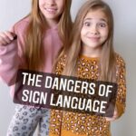 Shaylee Mansfield Instagram - Sign language is beautiful, but also dangerous… so many times we’ve had our glasses flying off, knocked over glasses, poked in our face or someone else’s, and the worst part, bumped into a pole! At least, there’s a ton of giggles once it’s over! 😂🤣😅 How many of you can relate to this?!? #deafcommunity #deafculture #happyaccidents #sistersquad Austin, Texas