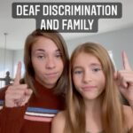 Shaylee Mansfield Instagram - Yes, deaf discrimination can and does happen from a family member. This is a true story that my Deaf mom, raising two girls and once a babysitting pro, shared with me personally. Now, she’s sharing with you all about the discrimination she experienced from her own hearing uncle. #discrimination #americansignlanguage #ableism #signlanguage #deafexperience