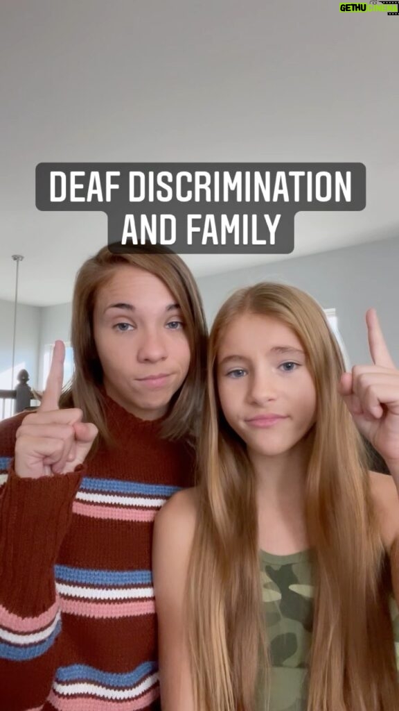 Shaylee Mansfield Instagram - Yes, deaf discrimination can and does happen from a family member. This is a true story that my Deaf mom, raising two girls and once a babysitting pro, shared with me personally. Now, she’s sharing with you all about the discrimination she experienced from her own hearing uncle. #discrimination #americansignlanguage #ableism #signlanguage #deafexperience