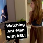 Shaylee Mansfield Instagram – I couldn’t believe my own eyes when I saw this… “Ant-Man” on @disneyplus has ASL option! I wish I had this when I was a little kid. My Deaf parents signed the movies for me back then as I was still learning how to read. This is perfect for anyone, but more so for little Deaf kids. More of this please! 

Side note: Wearing Minnie Ears was just a coincidence! It was meant to be after all. ✨