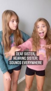 Shaylee Mansfield Instagram - So many sounds around… sometimes Deaf people including myself go on without realizing we’ve left something on or running. Be it the water running or boiling over, leaving the TV volume way up, and even accidentally turning the alarm on! 🚨😳 Who ends up turning them off? The hearing person, if any, that’s with them. 😂 Or the Deaf person, only much later on. #deafculture #signlanguage #americansignlanguage #whatwouldidowithoutyou #deafcommunity