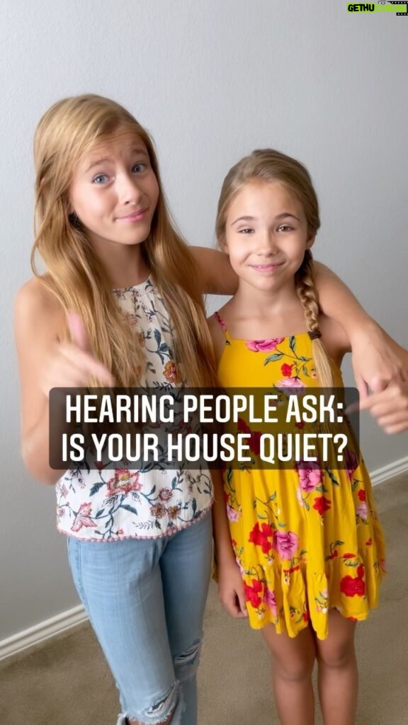 Shaylee Mansfield Instagram - ⚠: High Noise Area. Wear Hearing protection. Kidding aside! However, many hearing people have assumed and asked if our house is quiet… hahahaha! Not even close. Just because we’re Deaf does not make us silent at all. We stomp the floors, bang on the table, yell, slam the toilet seat, and so much more. This video shows how it is not a quiet place but a loud house! 😂🤣 #loudhouse #aquietplace #hearingpeople #signlanguage #americansignlanguage