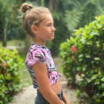 Shaylee Mansfield Instagram - Walk with nature barefoot for it connects you to your roots. Soak in all colors, shapes, and lines of leaves, trees, and plants for it tells you to love them as they are. Feel the wind for it gently pushes you to paths never crossed before and to appreciate trails that were carved by people who were wild… To be with the ground and sky freely, one must remember to not be tamed. #staytruetoyourself #wildandfreekids #strawberryblonde #blueeyes💙 #rooted #tropicalparadise Sanibel, Florida