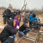 Shaylee Mansfield Instagram - 13 Minutes was my very first time performing stunts, acting with green screens, wearing makeup in dirt and blood, taking professional family photos as a part of a prop, visiting Oklahoma, and working under freezing weather conditions! The producers, director, and crew for this film couldn’t have been more amazing… every step of the way, they welcomed us (my mom and I) with open arms and hearts. That included keeping us warm with heaters, providing accommodations, sitting down with us during lunch time, and asking for our input to show true authenticity on the screen. Thank you for having me a part of this project. 👏 #childactress #behindthescenes🎬 #tornadoes #actinglife Oklahoma City, Oklahoma