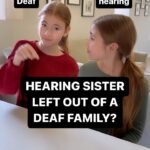 Shaylee Mansfield Instagram – Okay, we’re finally answering one of the most asked questions… does my hearing sister feel left out of a Deaf family? Her answer is a very simple one – one that might surprise many people. The bottom line is that when a family shares a common language, it becomes that much easier to communicate.

It’s funny that my hearing sister get asked this question a ton, but a Deaf person who comes from a hearing family doesn’t get asked this question.