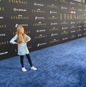 Shaylee Mansfield Instagram - A night of dreams come true… 

Watching the magnificent @LaurenRidloff portray as a Marvel superhero! The first Deaf person to ever do so. 

Being among several remarkable Deaf stars such as @TroyKotsur, @TheCJJones, @NyleDiMarco, @IamHaroldFoxx, and @SandraMaeFrank) at this premiere gives me the hope that there is a place for us in Hollywood. 

Now, I’m going to dream even bigger!!!

#Eternals #RedCarpet #Deaf #Actor #SignLanguage #styledbylahoma #tranquilitysalonscv