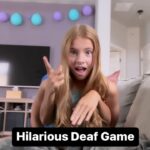 Shaylee Mansfield Instagram – This is a very famous, hilarious game played by Deaf people for decades! The person behind becomes the hands telling a story, joke, or whatever. The person in front must do their best to do the story justice using their facial expressions ONLY. The result? Tons of mistakes and laughing! 😂🤣😅 Austin, Texas