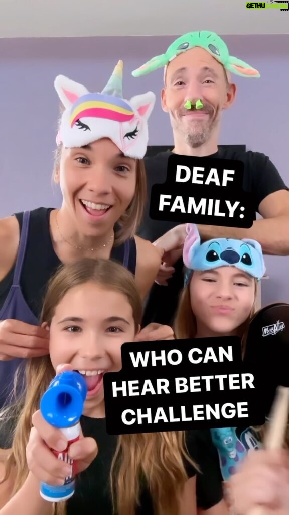 Shaylee Mansfield Instagram - ⚠ Loud sound! Are you ready to watch “Who can hear better?” challenge that my Deaf family got into?!? 🔉💥📢 This challenge proves that not all Deaf people hear the exact same way or hear absolutely nothing. There are different types of hearing loss. And the most important thing - we don’t care if we can hear better or not. (FYI: The challenge was done with all of our consent.)