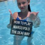 Shaylee Mansfield Instagram – The Deaf way to play Marco Polo – eyes closed and splashing allowed only! See how my Deaf family does it. 💦 🌞 Austin, Texas