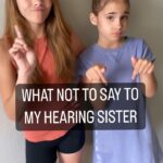 Shaylee Mansfield Instagram – What not to say to my hearing sister, for real! My sister @ivymansfield is not my interpreter and “helper.” Don’t ever tell anyone hearing that it is a good thing they can hear especially if they have a Deaf family member. It’s not inspiring to learn sign language, that’s being bilingual. Talk to us directly and know that there’s more to Deaf people than just being Deaf.