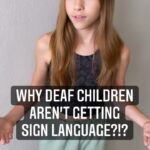 Shaylee Mansfield Instagram – This is nothing new… for many years, deaf babies and children aren’t getting sign language! There’s so much pressure for Deaf children to be “normal,” to speak, and to hear. Watch the video for six reasons why this continues to be a HUGE problem (and there’s many more). That needs to change because every Deaf child deserves the right to learn sign language. What’s more is that sign language also comes with a culture and community. To hearing families, please learn sign language and gift them sign language. It’ll make the world a better place. Thank you. 🤟
