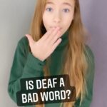 Shaylee Mansfield Instagram - Is Deaf a bad word? Googling up the definition of Deaf was shocking… most of their definitions are negative, misleading, and far from the truth. Are all deaf people unreasonable? Unyielding? Unwilling to listen? Refusing to be persuaded? Words have power and by defining them incorrectly takes Deaf people’s power away. I refuse to listen to this. What should the new definition be?