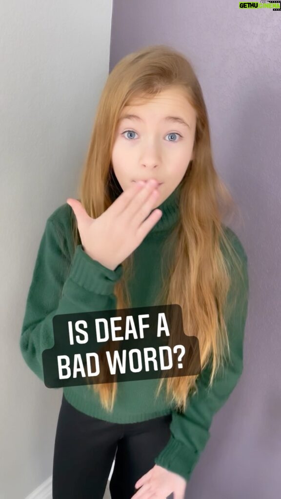 Shaylee Mansfield Instagram - Is Deaf a bad word? Googling up the definition of Deaf was shocking… most of their definitions are negative, misleading, and far from the truth. Are all deaf people unreasonable? Unyielding? Unwilling to listen? Refusing to be persuaded? Words have power and by defining them incorrectly takes Deaf people’s power away. I refuse to listen to this. What should the new definition be?