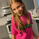 Shaylee Mansfield Instagram - 14 YEARS OLD. Born as one of the biggest baby and now, you’re the smallest. But it’s not the actual size that matters, it’s the size of your spirit. A through and through Aries. You leave behind a trail of confetti from all of your party planning, food crumbs from cooking up a storm and baking sweets for others, giggles from your random jokes, and little notes of gratitude everywhere you go. When you give, it’s boundless. It is without question that your youthful spirit, imagination, ray of optimism, and humor carry you far on your life journey. Wishing the brightest birthday to the one and only Shaylee Ava Mansfield. 🥖 🥐 🍟 🥟 🎢 🐶 ♈️🐘🎭🎉