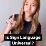 Shaylee Mansfield Instagram – What’s pretty cool is that there are more than 300 different sign languages around the world. Instead of me telling you, here are 5 Deaf people signing in their own language –  from India, Australia, Mexico, USA, and Japan (JSL). Like every language in this world…sign language is definitely not universal. If all languages were all the same, it would be boring.

Video descriptions:
@shwetakofficial Young Indian woman with straight black hair wearing a buttoned up lace collar top. 
@keepingupwiththecallaghans_ A 10 year old white girl standing in front of bushes, wearing light purple sweater. 
@topheravila A latine person with a beard, white plugs, and a gold necklace, wearing a short sleeved green shirt and standing in front of a pool during a sunset.
@shayleemansfield A white teen girl wearing a black t-shirt with jeans standing in front of a grey wall. 
@yutaka727 A Japanese man with green hair, white t-shirt, and blue jeans standing in front of a plain white wall.