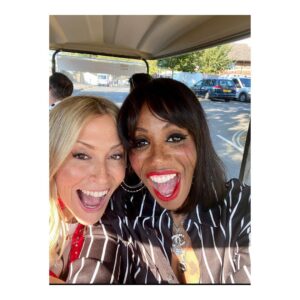 Shaznay Lewis Instagram - Happiest Of Birthdays my N M A!!!! Have a beautiful day! Here’s to many more years of laughter and zooming around on golf buggies!!!! Love you 😘🥰♥️🥳🎂