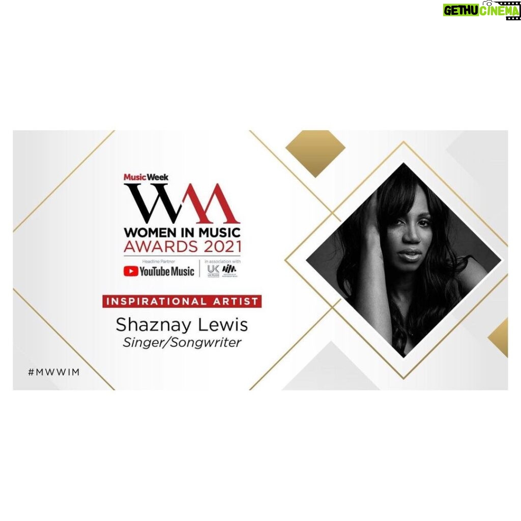 Shaznay Lewis Instagram - Thank you for the love @musicweekinsta I’ve been writing songs for over 25 years and I still love what I do so much. I’m grateful and humbled. 🙏🏾🖤