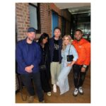 Shaznay Lewis Instagram - Congratulations to everyone that took part in this year's Eurovision. Jury Chairwoman, alongside this lovely talented group of people, and managed to squeeze in a little quality time with two of my favourite humans.🙏🏾 #eurovision2023