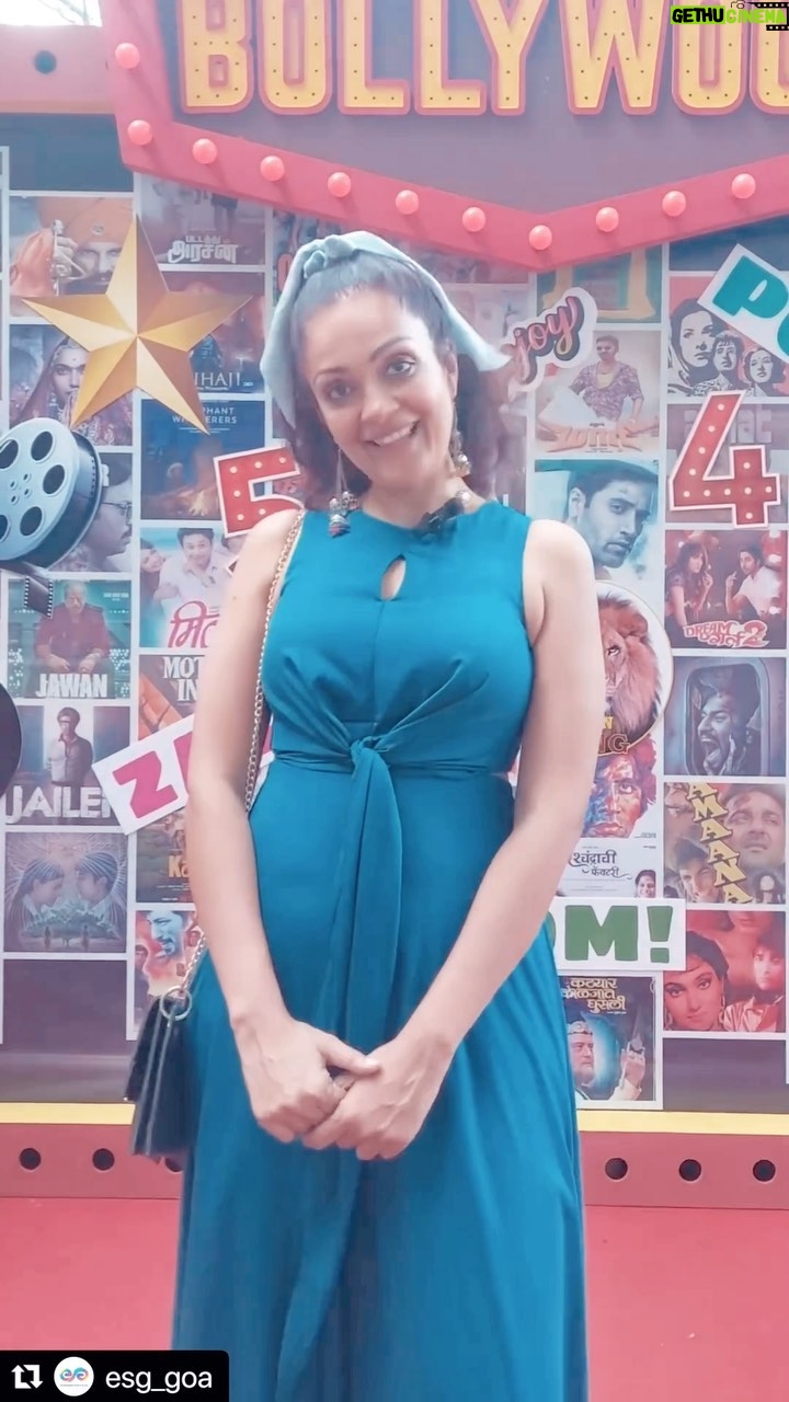 Sheena Chohan Instagram - Cinema, Creativity and Creating characters 🎠At @iffigoa .. interview for @esg_goa 💕 . . . Wearing @ewoke.studio IFFI Venue, Panjim