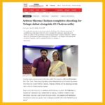 Sheena Chohan Instagram - In conversation with my co- actor, the Maestro himself- #JDChakravarthy, about life, passion, work, journey and the new project we have been working on. It has been a learning experience working alongside him and the cherry on the cake was the conversations we had in between the takes ☺️ Thank you for your kind words about your experience in working with me, Thank you @etimes & @saradha_natarajan for capturing the same and making this Film wrap, larger than it could get. It's been an exciting journey, I cannot wait to bring this film and share my new character with all of you!😁 . Thank you @shivakumarmalkapuram sir for having me on board 🙏. . #shootlife #behindthescenes #workmodeon #shootmode #JDChakravarthy #Satya #Vachan #wisdom #instagood #instalife #sheenachohan Hyderabad , Telengana. India