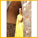 Sheena Chohan Instagram - As I walk along this path of sunlight, the world transforms into a canvas of happiness adorned with shades of yellow. The radiant sunshine lifts my spirits, illuminating my soul with its gentle glow. Today, I choose to let the golden hues fill my heart with endless happiness and gratitude 🌟💛 . . Photographer: @saumays_photography Wearing : @aachho . #Love #instagood #fashion #photooftheday #photography #art #beautiful #yellow #nature #natural #outdoors #reigning #SheenaChohan Mumbai, Maharashtra