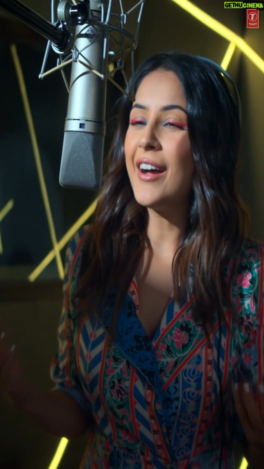 Shehnaaz Kaur Gill Instagram - Dive into the magic of #Mirza – Out Now! 🎧 Show some love and let the music speak. ✨ Song Out Now #tseries #BhushanKumar @tanishk_bagchi @shehnaazgill
