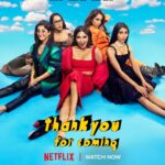 Shehnaaz Kaur Gill Instagram - Gatekeeping is over, it’s time to let these girlbosses take over our screens💃 #ThankYouForComing is now streaming on Netflix! @bhumipednekar @shehnaazgill @dollysingh @kushakapila @shibani_bedi @anilskapoor @shobha9168 @ektarkapoor @rheakapoor @karanboolani @balajimotionpictures @akfcnetwork