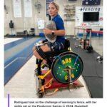 Shelly Horton Instagram – I have met @digitalgodess a few times and have always been inspired by her story of surviving cerebral malaria but losing both of her feet.

Now she’s training to be a Paralympian in wheelchair fencing (sabre).

I do not doubt she’ll get there! Bring on Paris 2024 baby! 

My story for @9honey is in my bio.
