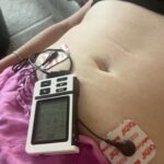 Shelly Horton Instagram - Not sponsored! But in uterus related news… My period cramps have been so bad I’ve been using my @thepainpod It’s like a TENS machine only better. You stick on the pads and electrical pulses confuse the area so it doesn’t send pain signals to the brain (or something like that) I find it really helps with period pain and also my lower back pain. ShellShocked does media training and filming with PainPod and I’ve been a customer for nearly ten years, but this is not a paid post. Just thought you might like to know. I also find Mr Barkley lying on my tummy helps as he’s like a hot water bottle!