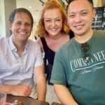 Shelly Horton Instagram - One of my favourite human beings is Keith from @inspirespeakers.com.au He’s so supportive and always champions my MCing work. So it was great to catch up in person with him and meet fab new recruit @jaano2911 along with with my super agent @simslstyle Dream team! Absolute bloody dream team.