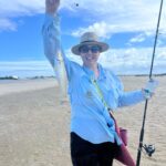 Shelly Horton Instagram - Gone fishin’ Some well needed R&R with my family on the Sunshine Coast. I love fishing and whiting is my favourite fish to eat! Brilliant day with Dad and my cousin @courtneysowter (who managed to our fish us all with largest whiting, a flathead and a bream!) 27 fish! We’re going again tomorrow! Then it will be fish tacos and margaritas tomorrow night! #familytime #fishing #whiting #relaxing Noosa River