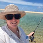 Shelly Horton Instagram - Gone fishin’ Some well needed R&R with my family on the Sunshine Coast. I love fishing and whiting is my favourite fish to eat! Brilliant day with Dad and my cousin @courtneysowter (who managed to our fish us all with largest whiting, a flathead and a bream!) 27 fish! We’re going again tomorrow! Then it will be fish tacos and margaritas tomorrow night! #familytime #fishing #whiting #relaxing Noosa River
