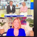 Shelly Horton Instagram - Bright blue for a bright morning on @thetodayshow Talking childcare, work from home and is 80 the new 60?